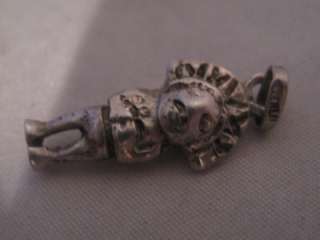 VINTAGE 1960S SILVER mexican south american fertillity CHARM see 