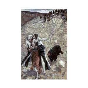  Scape Goat by James jacques Tissot. Size 10.29 inches 