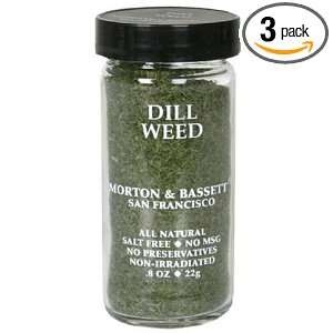 Morton & Basset Dill Weed, 0.8 Ounce (Pack of 3)  Grocery 