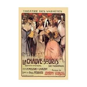  La Chauve Souris (Die Fledermaus) 20x30 poster