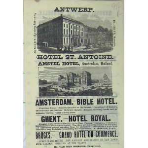    Advert Hotel Antoine Antwerp Amsterdam Brussels Spa