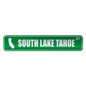   SOUTH LAKE TAHOE ST  STREET SIGN USA CITY CALIFORNIA 