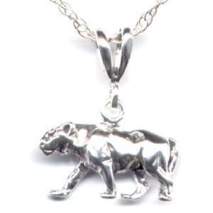    16 Panther Chain Necklace Sterling Silver Jewelry 