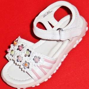   Toddlers SONOMA KALIE White/Multi Flowers Fashion Dress Sandals Shoe
