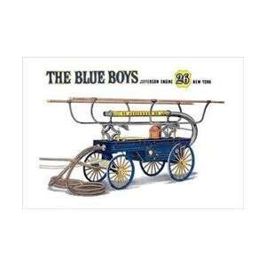  The Blue Boys Jefferson Engine 26 New York 12x18 Giclee on 