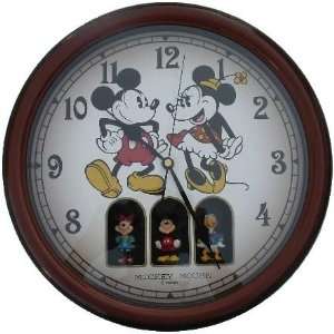  Mouse and Minnie Mouse Melody Sound / Dance Wall Clock