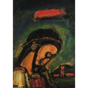   paintings   Georges Rouault   24 x 34 inches   Christ