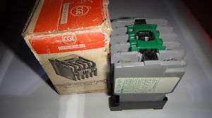 CGE CA 1D1 Contactor 110/50 125/60 New in Box  