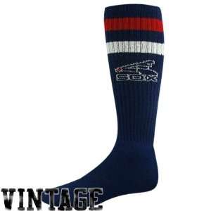  MLB Chicago White Sox Navy Blue Vintage Logo Tube Socks 