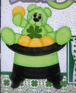 Lucky Me St. Patricks Day Two Premade Scrapbook Pages by Rhonda 