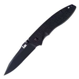 Heckler and Koch Nitrous Blitz Tactical Folding Knife with Plain Edged 