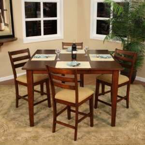   pc Counter Height Dining Set with Salma Chairs Furniture & Decor