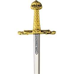 Miniature Sword of Emperor Charlemagne (Gold) by Marto  