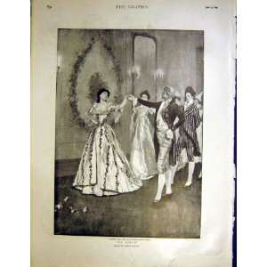  Minuet Dance Ball Lady Man Garratt Fine Art 1899 Print 