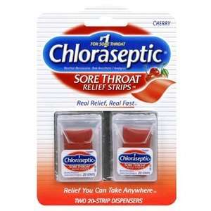  Chloraseptic Sore Throat Relief Strips Health & Personal 