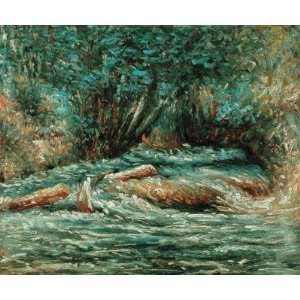  Claude Monet The River Epte at Giverny  Art Reproduction 