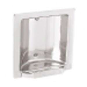Commercial Franklin Brass 5566SF Recessed Soap or Tumbler Holder Satin 