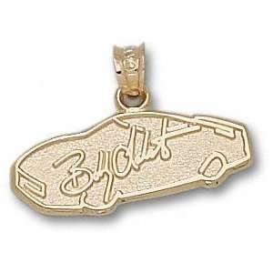 Bobby Labonte #18 Solid 14K Gold Signature Car Pendant  