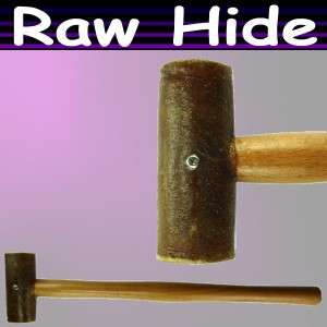 11 Leather Rawhide Mallet Multi purpose Hammer Tool  