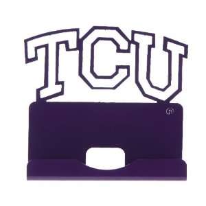  Texas Christian Horned Frogs Metal Business Card Holder 