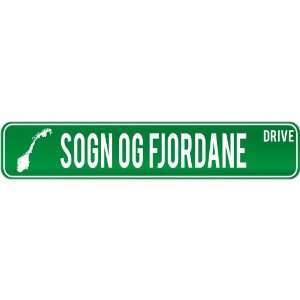 New  Sogn Og Fjordane Drive   Sign / Signs  Norway Street Sign City