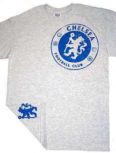Chelsea FC Destroyed Logo T shirt Tee  