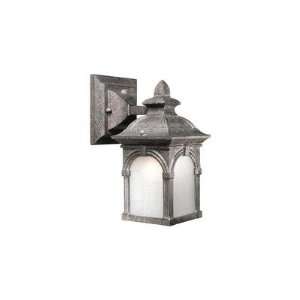   Outdoor Wall Lantern in Lava Stone   Energy Star