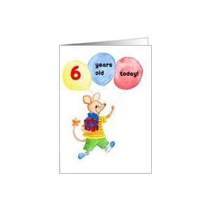  Little Mouse 6th Birthday Card Card Toys & Games