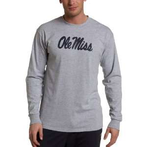 Mississippi Rebels Athletic Oxford Long Sleeve T Shirt  
