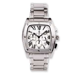  Mens Mountroyal Chrono Stainless Steel Watch Jewelry