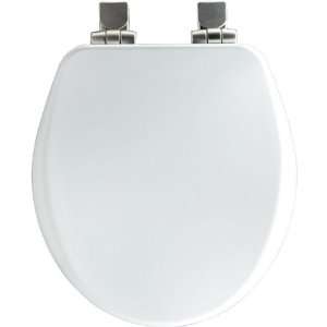  Church 8170NISL 000 Molded Round Toilet Seat with Cover 