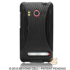  Premium   HTC EVO 4G XMatrix Rear Protex Balck Rubber Feel(Carrier 