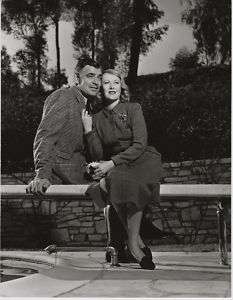 Clark Gable & Lady Sylvia Ashley, ORIG 1950 portrait  