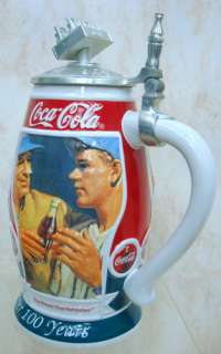 ANHEUSER BUSCH Coca Cola Historical Slogans Stein CS490  