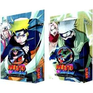  Naruto Shippuden Card Game Set of Both Will of Fire Theme 
