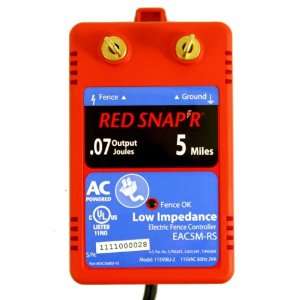  Red Snapr EAC5M RS 5 Mile AC Low Impedance Fence Charger 