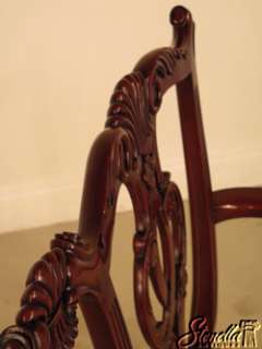 20044 Chippendale Double Back Mahogany Settee  