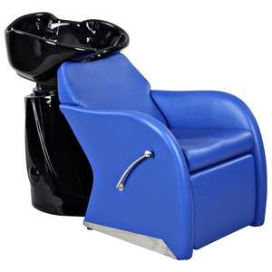 New Salon Shampoo Unit & Blue Lounge Chair SU 59BLUP  