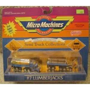   1988 Micro Machines #7 Lumberjacks Semi Truck Collection Toys & Games