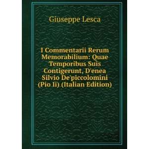  Silvio Depiccolomini (Pio Ii) (Italian Edition) (9785876830630