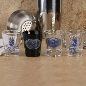  MLB Kansas City Royals 4 Pack Vortex Shot Glass Set 