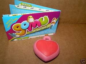 GOMU Series 1 Eraser Pink HEART LOCKET g205 Fashion theme  