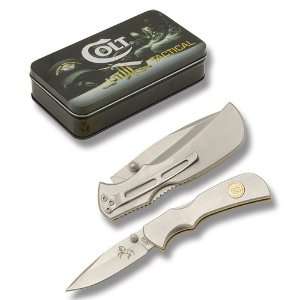  Colt Knives 284 Lockback Pocket Knife with Stainless Steel 
