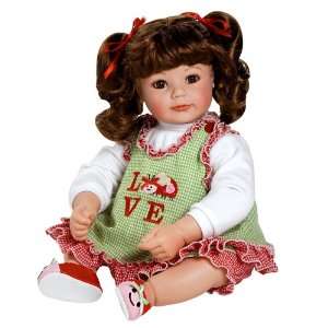    Adora Baby Doll 20 Love Bug (Dark Brown/Brown Eyes) Toys & Games