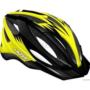  Lazer Clash Helmet with Visor Black/Yellow; One Size 