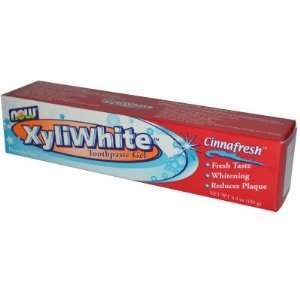  Now Foods  Xyliwhite, Toothpaste Gel, Cinnafresh, 6.4oz 
