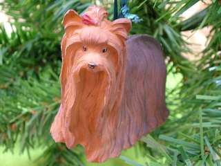New York Shire Terrier Yorkie Dog Christmas Ornament  