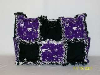   STate Purple Rag Quilt Diaper Bag Tote Purse GREAT GIFT IDEA  