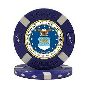   FORCE Seal on Big Slick Texas Holdem Poker Chip