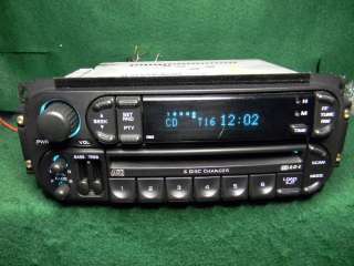 Chrysler Jeep Dodge Radio 6 CD changer 02 06 NEW mechanism 